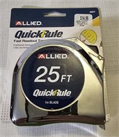 Allied QuickRule 25ft Tape Measure