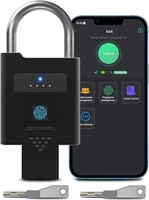 eLinkSmart Heavy Duty Fingerprint Padlock with Key