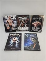 5 Wrestling DVD Collection Bundle- WWE