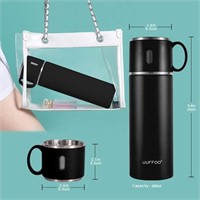 adyic Stainless Steel Thermos Bottle Coffee Cup wi