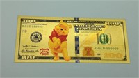 Winnie the Pooh Gold Bill