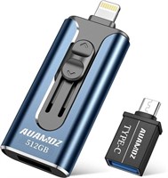 Flash Drive 512GB, AUAMOZ USB Memory Stick Photo S