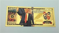 Donald Trump 2020 Gold Bill