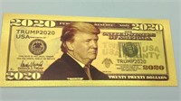 Donald Trump 2020 Gold Bill