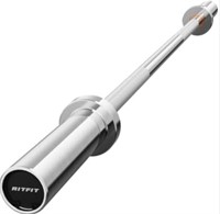 RitFit 5ft Olympic Barbell, 2-inch Weight Bar for