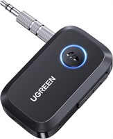 UGREEN Car Bluetooth 5.3 AUX Adapter, Mini Bluetoo