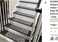 SUSSEXHOME Stair Treads - 100% Polypropylene