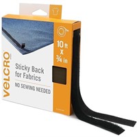 VELCRO Brand Sticky Back for Fabrics, 10 Ft Bulk R