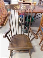 Wood Rocking Chair.