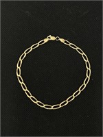 14k 9in clasp gold bracelet 5.8g