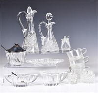 A Group of Crystal & Glass Tableware