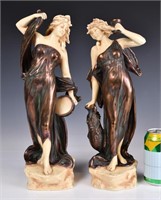 Pair of Ancient Greek-Style Figural Statues