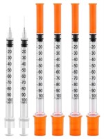29G 1cc 1/2" Syringe with Needle - Disposable Ind