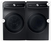 Samsung Black Smart Washer & Electric Dryer