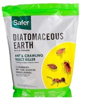 Safer 51703 4lb Diatomaceous Earth Bed Bug Flea &