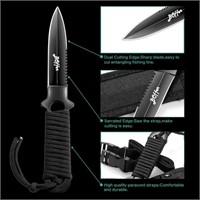 BOffer Dive Knife, Scuba Diving Knife with Sheath