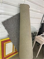 Roll of used carpet