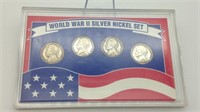 WWII Silver Nickel Set
