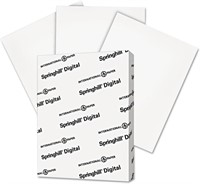Springhill 015300 Digital Index White Card Stock 1