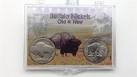 Buffalo Nickels old and New