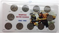 Wartime Silver Nickels