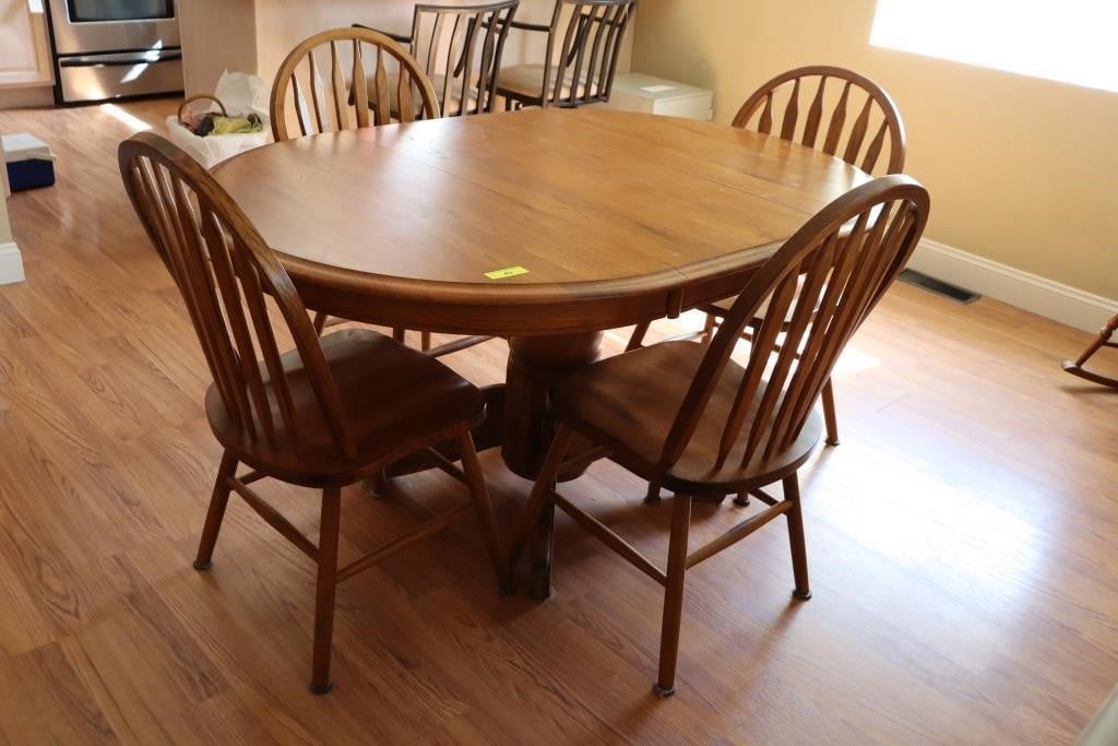 Oak Dining Table Set
