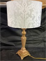 Painted Metal Table Lamp - Note