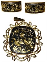 Earring and Pendant Set
