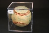 1961 Autographed Burlington Bees Baseball