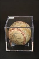 1978 Autographed Burlington Bees Baseball