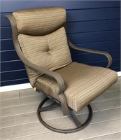 Patio Deck Arm Chair Possibly Woodard Swivels