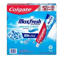 New 5Pk. Colgate Max Fresh Tooth Paste