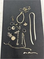 Sterling silver pieces 66.2g