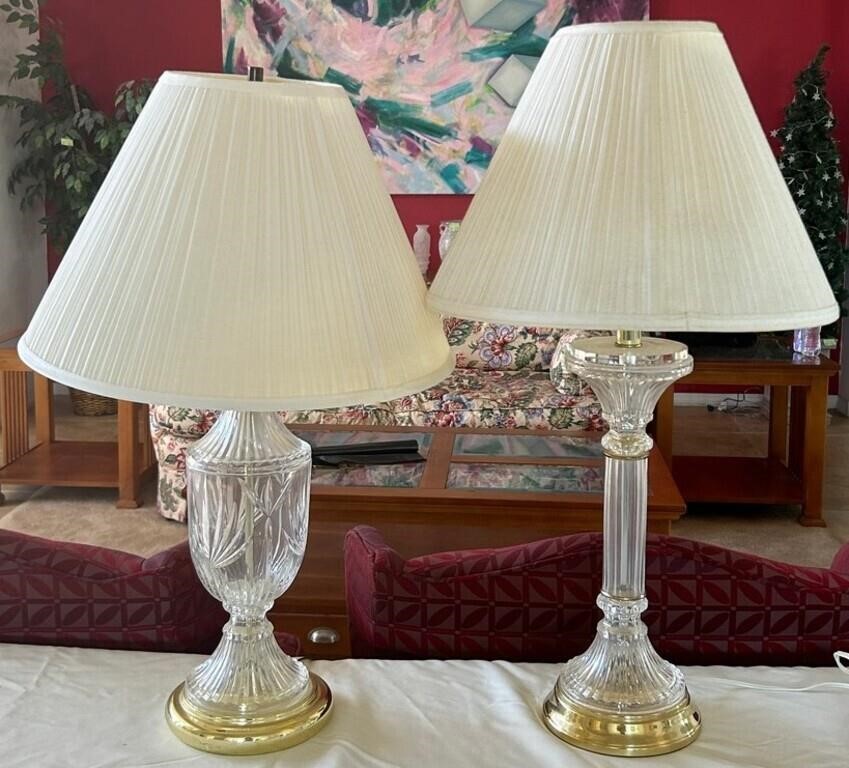 L - LOT OF 2 TABLE LAMPS (D45)