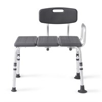 Knockdown Transfer Bench with Microban Gray