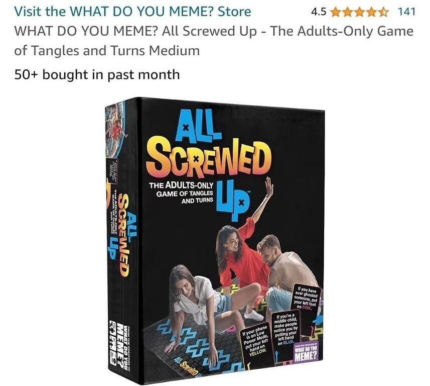 MSRP $24 All Screwed Up Game