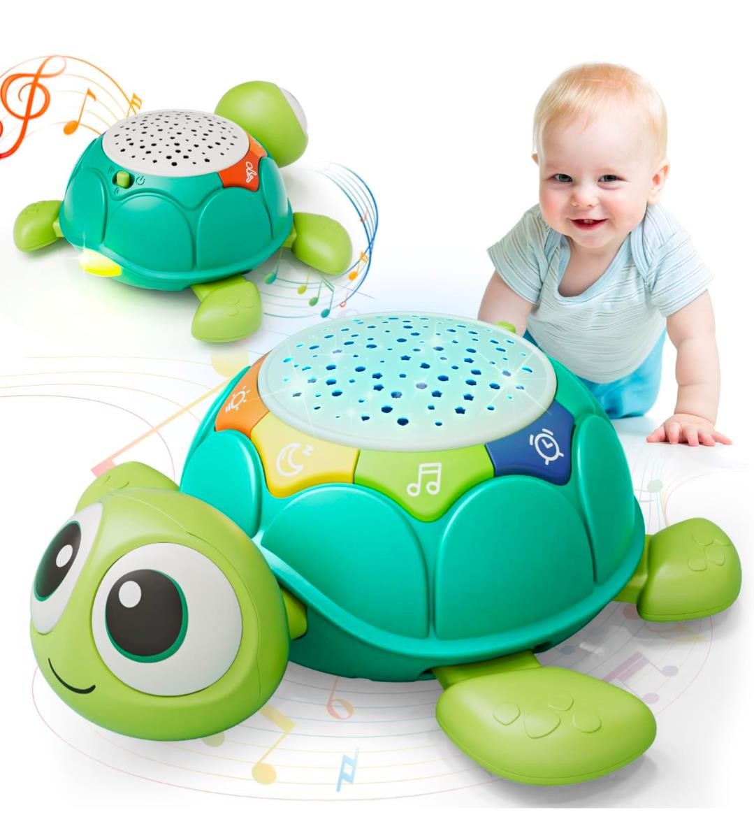 Lehoo Castle Baby Toys 6-12-18 Months, Turtle