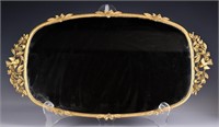 A Matson Mirror Tray with 24K Gold Plated Frame