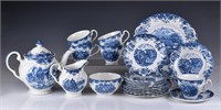Johnson Bros English 21Pcs Porcelain Tea Service