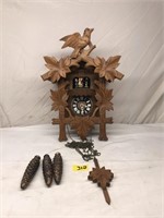 Vintage German Cuckoo Wall Clock