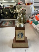 Vintage softball trophy