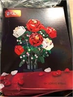 Legos (roses in vase)