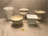 Lot of Antique/Vintage Vases and Planters
