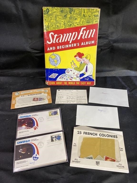 VTG Stamp Books w/ Stamps