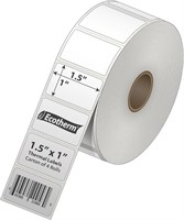 Ecotherm 1.5" x 1" Thermal Labels | 4 Rolls |