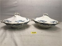 Covered Dishes Semi-vitreous Buffalo Pottery