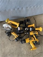 DeWalt Battery Operated Power Tools with