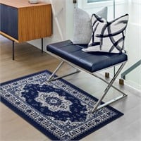 Antep Rugs 2x4 Non-Skid (Navy Blue  2'3 x 4')