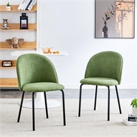 ATSNOW Green Dining Chairs  Set of 2