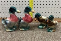 Vintage Duck planters and figurines